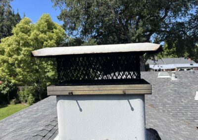 Original image of wood burning chimney sweep and inspection in Carmichael CA.